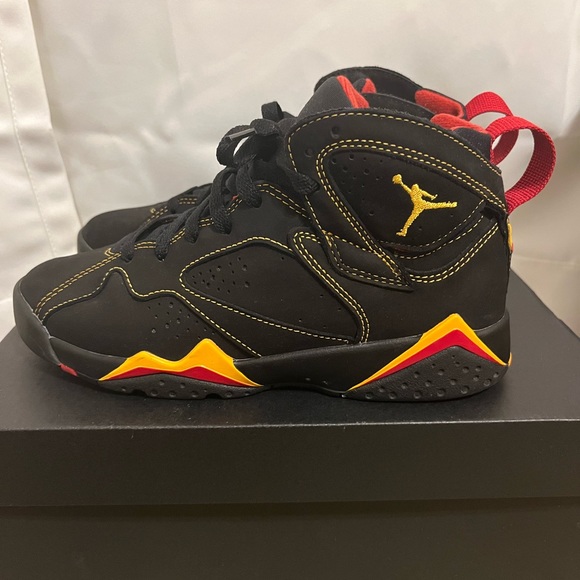 Citrus Jordan 7’s
- black/red/yellow - Picture 4 of 5